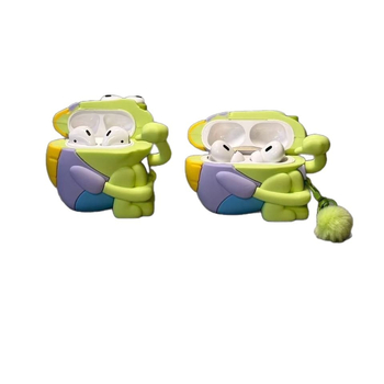 Husă din silicon pentru AirPods Pro – design animăluț de desen animat, compatibilă cu generațiile 1–4, turnare prin injecție