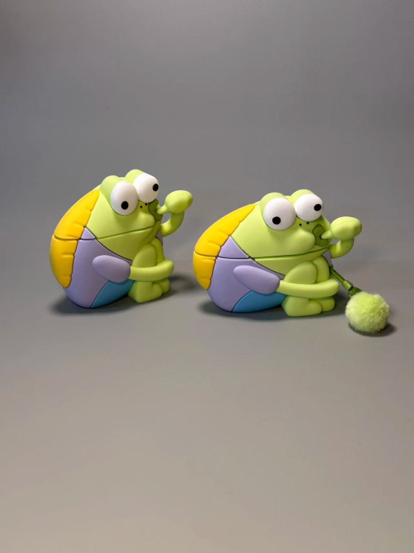 Husă din silicon pentru AirPods Pro – design animăluț de desen animat, compatibilă cu generațiile 1–4, turnare prin injecție