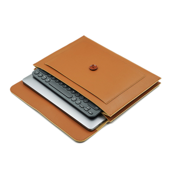 MacBook калъф за лаптоп с двойнослойна защита (PU кожа, водоустойчив, износоустойчив, удароустойчив)