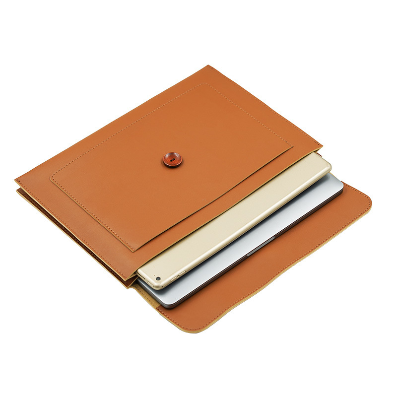 MacBook калъф за лаптоп с двойнослойна защита (PU кожа, водоустойчив, износоустойчив, удароустойчив)