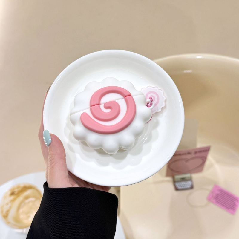 Husă silicon AirPods Pro cu design os de pește – silicon, husă moale, stil desen animat, turnare prin injecție, compatibil cu Apple