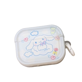 Slatko kućište za AirPods s motivom cimenskog psa, kompatibilno s AirPods 3./4. generacijom i AirPods Pro 2 — mekana potpuna zaštita