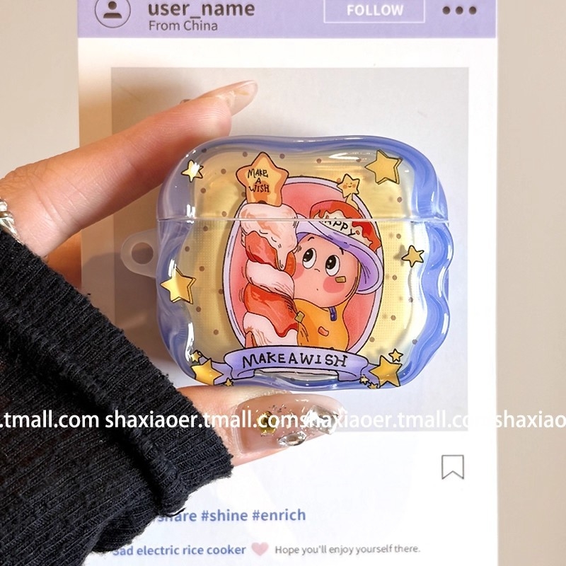 Slatka TPU futrola u crtani stil za AirPods 3 i AirPods Pro 2