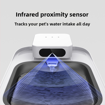 Xiao Pei Max — Okos, vezeték nélküli vízadagoló UV pumpával, APP-támogatott, macskáknak és kutyáknak, levehető, automata