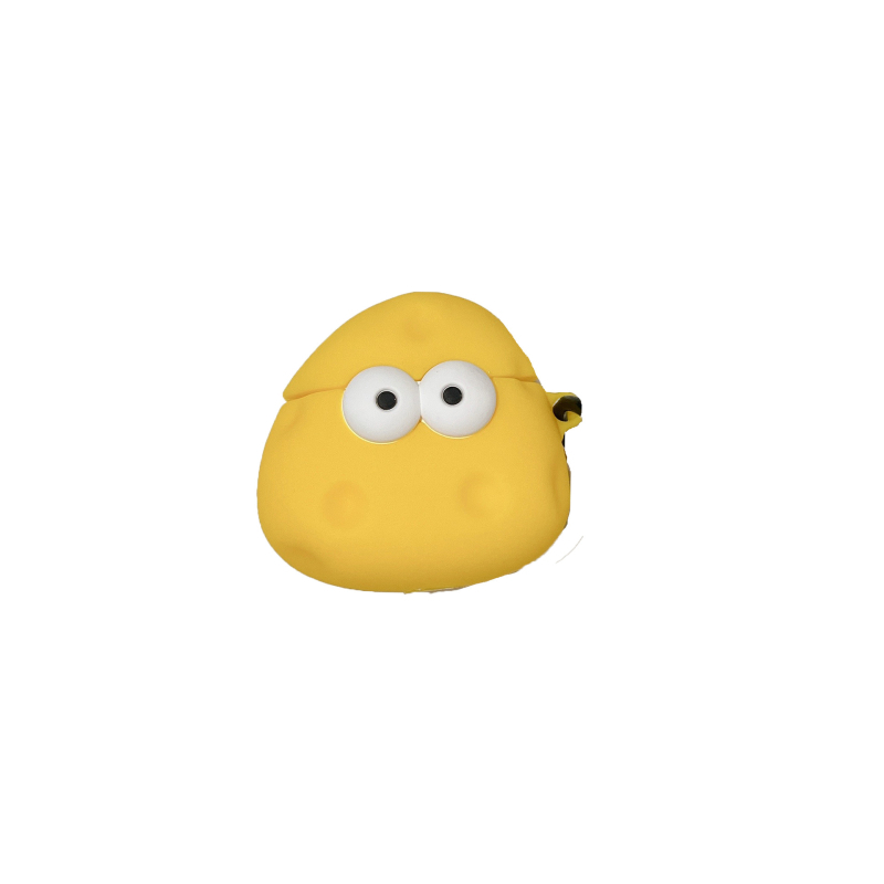 Cute Eyes Cheese silikonasto kućište za AirPods Pro — crtani zaštitni slučaj za generacije 1-4