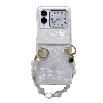 Carcasă de protecție pentru Huawei P50 Pocket 2, cu husă pliabilă Novaflip bracelet mix, Vflip7 | Material: TPE | Confecție: Prelucrare prin mașină | Funcție: Anti-cadere | Compatibil: Huawei