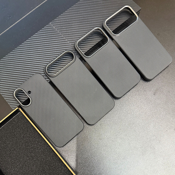 Husă pentru iPhone 17 Pro Max — fibră Kevlar aramid, stil de afaceri semi-închis, țesut manual, închidere magnetică, disipare a căldurii