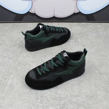 Férfiaknak Platform cipő fleece béléssel, pigskin felsőrész, PU belső talp, gumitalp, kerek orr