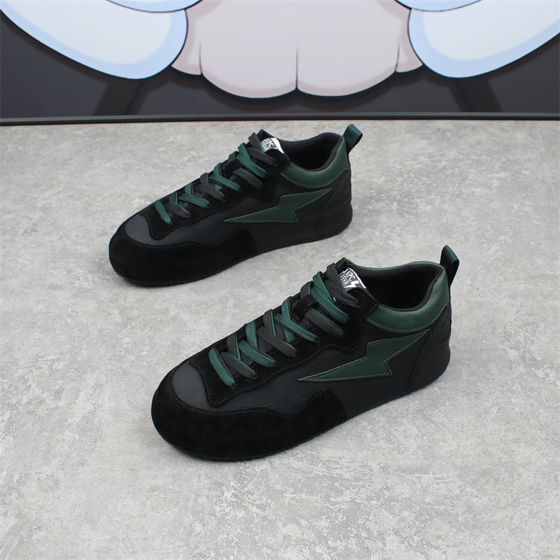 Férfiaknak Platform cipő fleece béléssel, pigskin felsőrész, PU belső talp, gumitalp, kerek orr