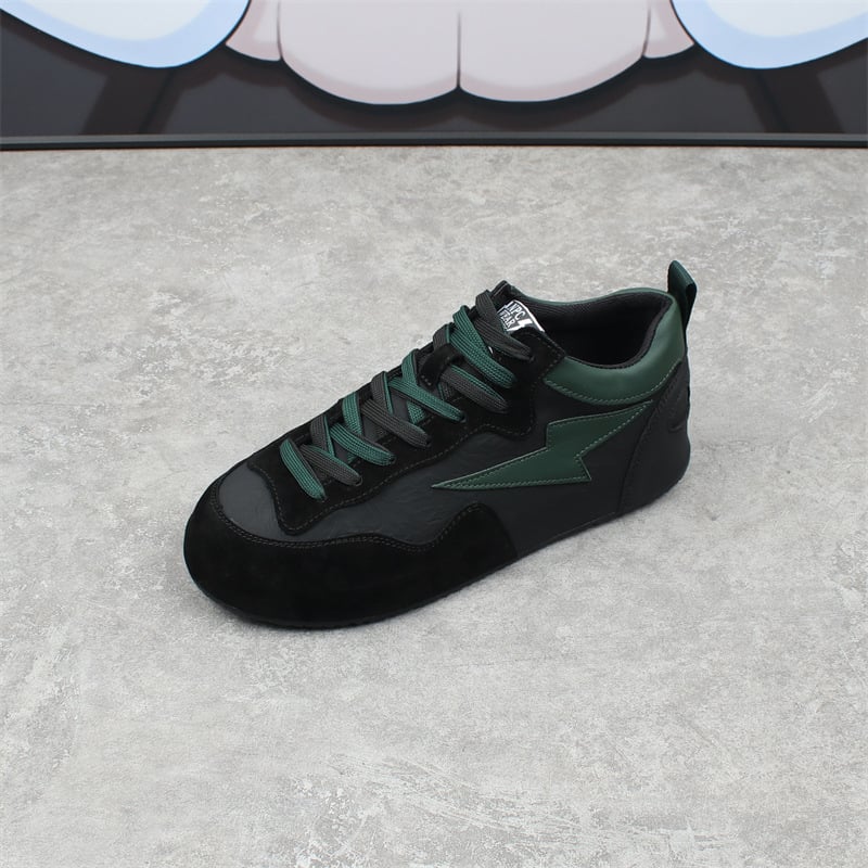 Férfiaknak Platform cipő fleece béléssel, pigskin felsőrész, PU belső talp, gumitalp, kerek orr