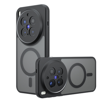 Θήκη Vivo X300 Pro με μαγνητικό σύστημα δύο σε ένα, ματ φινίρισμα, TPU+PC, ανθεκτική στις πτώσεις