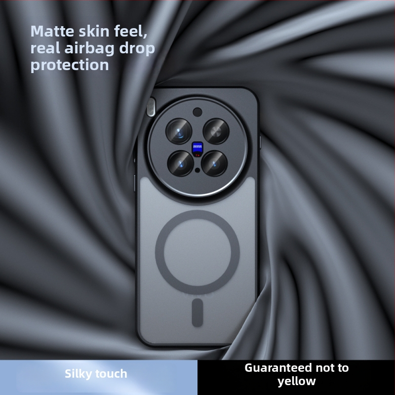 Θήκη Vivo X300 Pro με μαγνητικό σύστημα δύο σε ένα, ματ φινίρισμα, TPU+PC, ανθεκτική στις πτώσεις