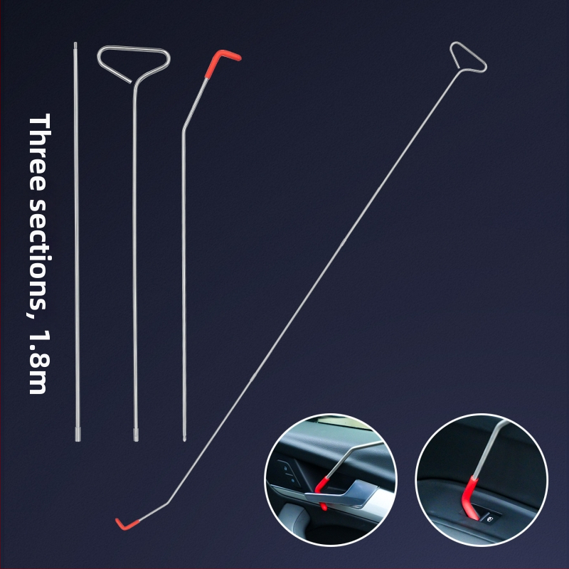 Nástroj na odomknutie dverí auta so sadou háčikov airbagu a výrezom na otvorenie dverí