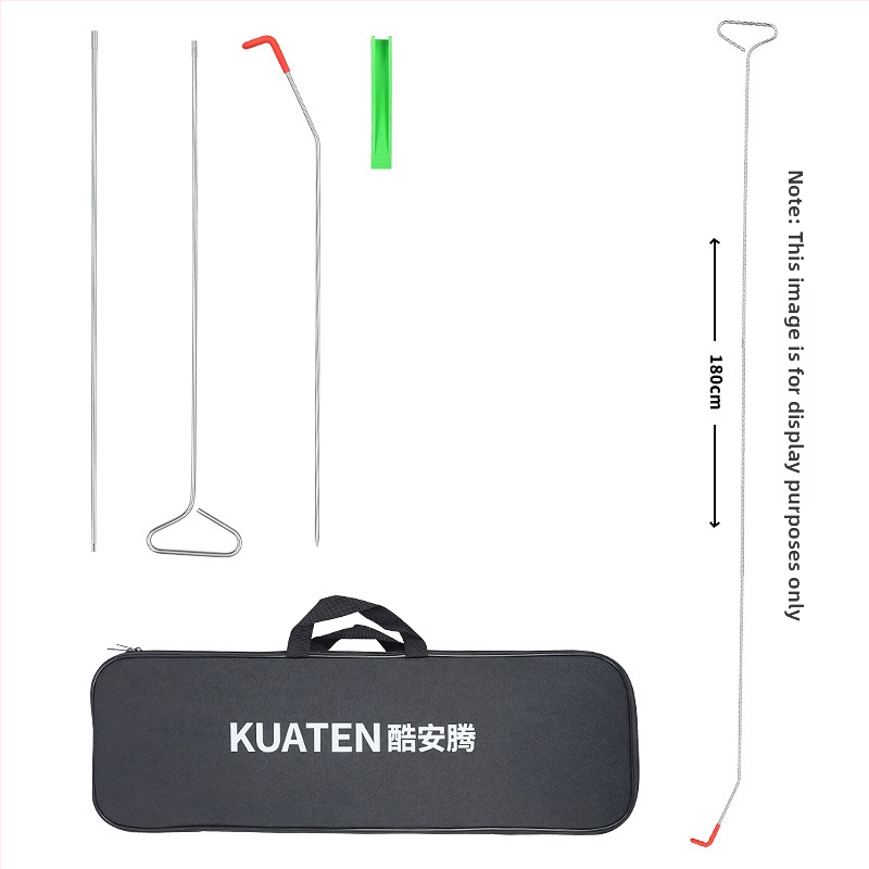 Nástroj na odomknutie dverí auta so sadou háčikov airbagu a výrezom na otvorenie dverí