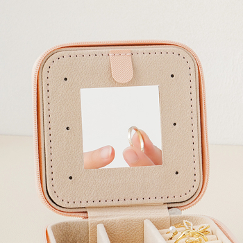 Prijenosna kutija za nakit sa ogledalom, CASEGRACE sp01292, materijal: cortex