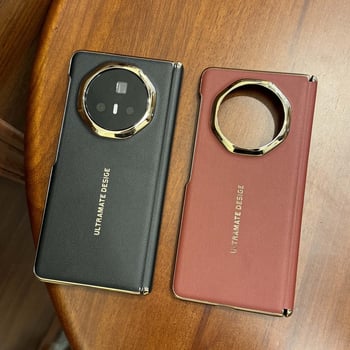 Калъф за Honor Magic V3 - твърд корпус, изкуствена кожа, електроплакиране, защита срещу изпускане