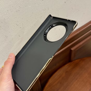 Калъф за Honor Magic V3 - твърд корпус, изкуствена кожа, електроплакиране, защита срещу изпускане