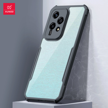 Xundd Honor 200 Lite калъф за телефон – прозрачен, PC+TPU, горещо пресован, удароустойчив, износоустойчив
