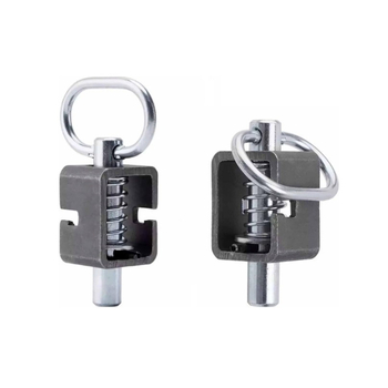 Zăvor pentru ușa remorcii, ansamblu cu arc sudat, oțel inoxidabil, finisaj din oțel inox, stil modern minimalist