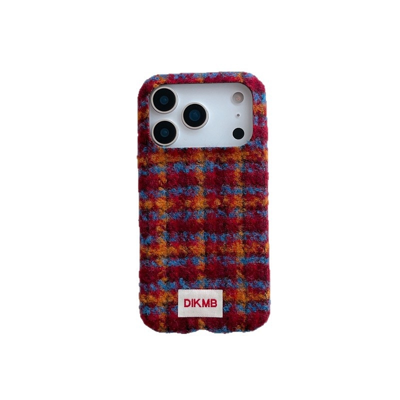 Etui od kašmir tkanine za iPhone 14, 14 Pro, 14 Pro Max i 13 – otporno na pad, otiske prstiju, otpornost na habanje