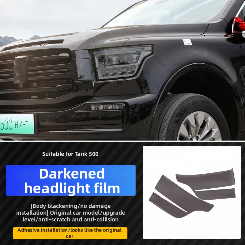 VEELVEE TPU aizsargfilma priekšējiem un aizmugurējiem lukturiem Tank 500 Hi4-T