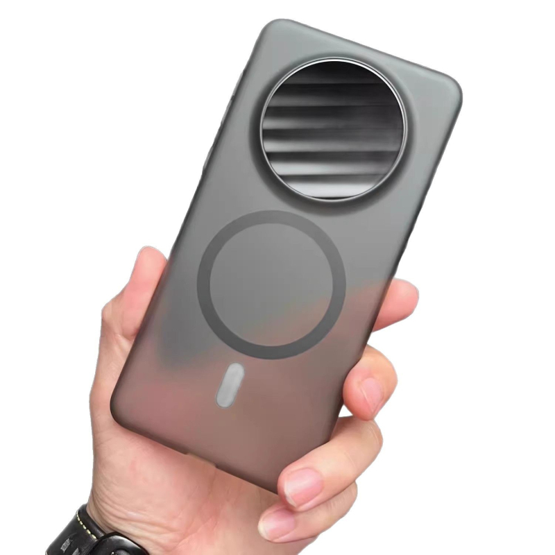 MagSafe съвместим калъф за Huawei Mate80 Pro, матов PC материал, полупрозрачен, магнитно задържане