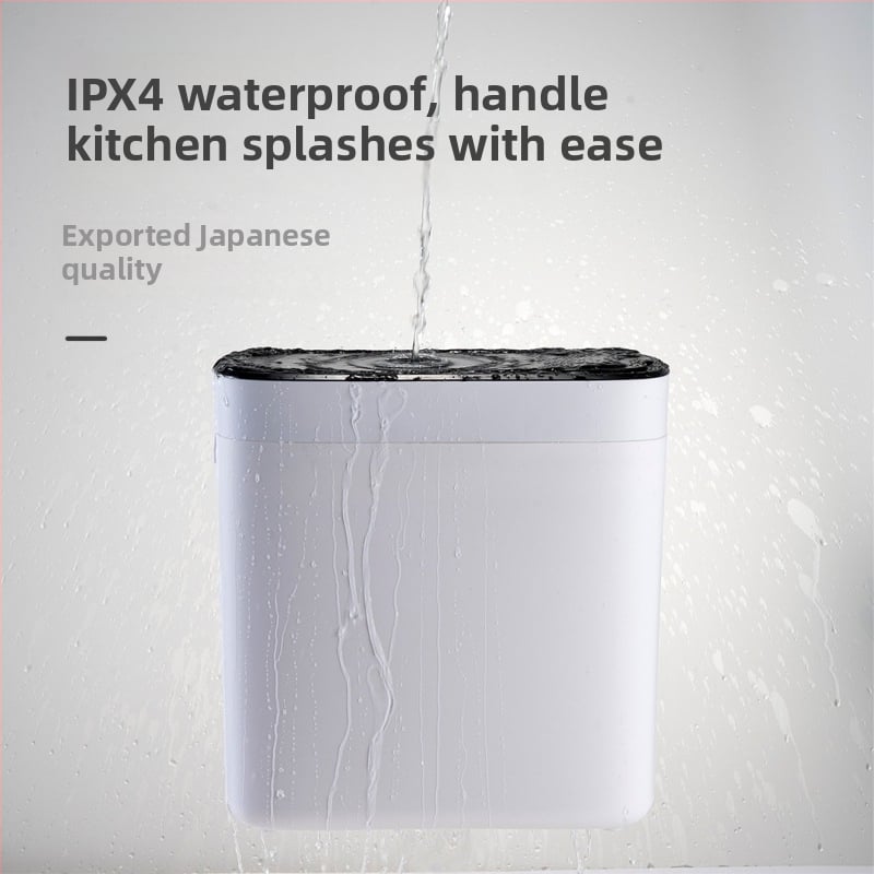 Indukcinio atidarymo šiukšlių dėžė, plastikas, talpa >12 L, ilga cilindrinė forma, namų naudojimui