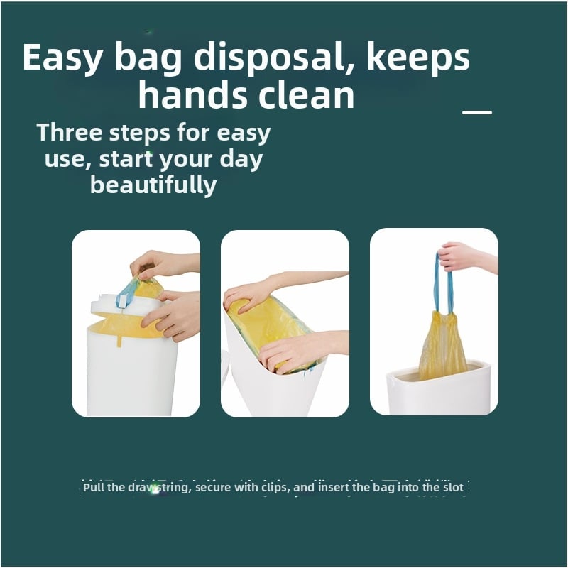 Indukcinio atidarymo šiukšlių dėžė, plastikas, talpa >12 L, ilga cilindrinė forma, namų naudojimui