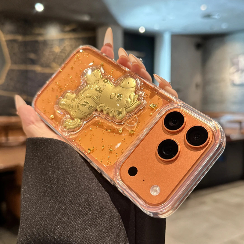 Husă pentru iPhone, bază de adeziv, antișoc, rezistentă la uzură și la cădere, prelucrare prin presare la cald, compatibilă cu iPhone 11–17