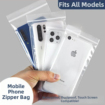 Mobiliojo telefono maišelis, skaidrus dizainas, unisex stilius, Medžiaga: Kita; Gamyba: Karšto presavimo