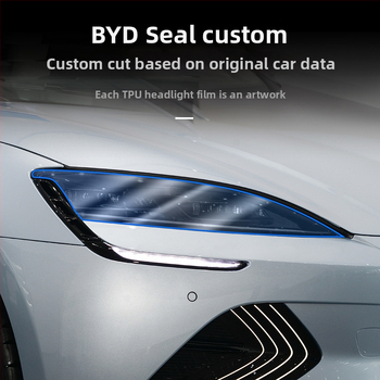 Ochranný film na svetlá BYD Seal – TPU, protiškrabavý, prispôsobiteľný