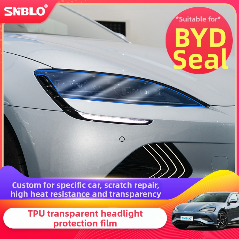 Ochranný film na svetlá BYD Seal – TPU, protiškrabavý, prispôsobiteľný