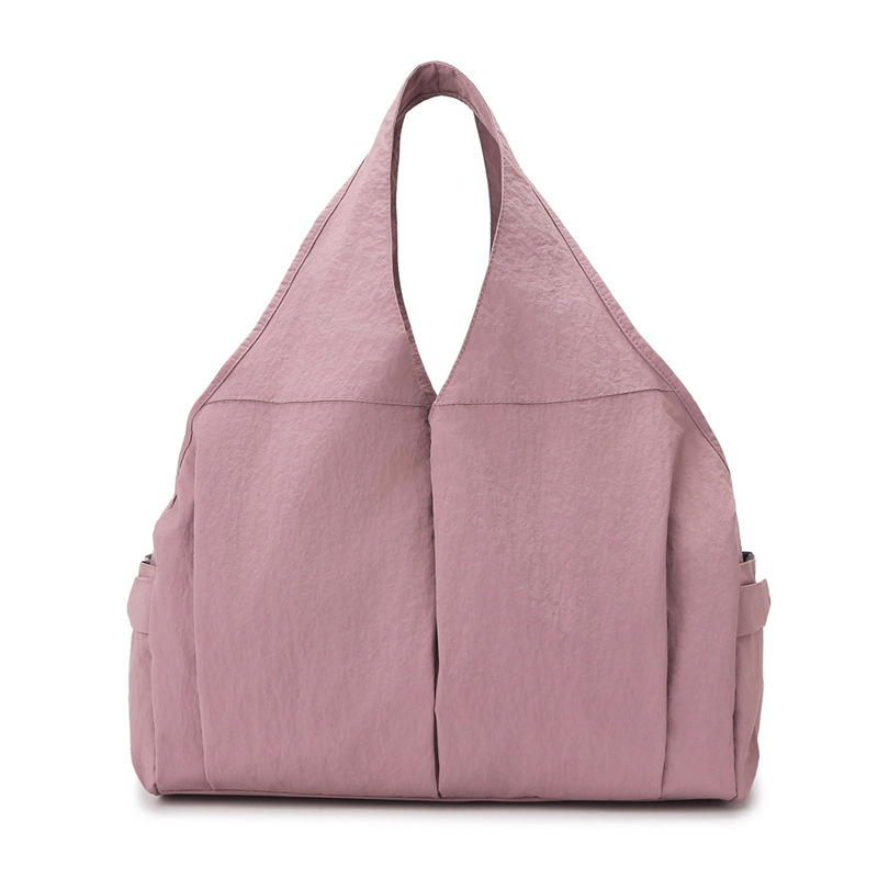 Dámska kanvasová tote taška, street fashion, horizontálny štvorcový tvar, magnetické zapínanie, polyesterová podšívka, jednoručný popruh, jar 2025