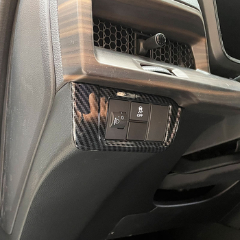 Honda CR-V dekorativni okvir za podešavanje svjetla i zaštitna naljepnica za gumb ploču — Materijal: ABS; Kompatibilnost: Honda CR-V; Bez logotipa; Bez licenciiranih privatnih marki