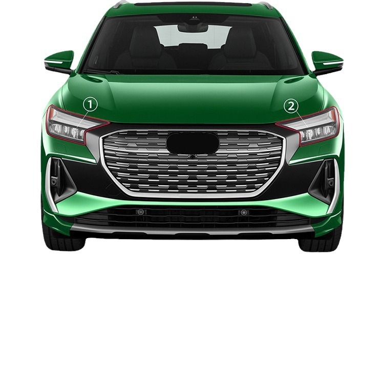 Film protector TPU pentru faruri și oglinzi retrovizoare Audi Q4 e-tron | grosime 7.5 MIL; Material de bază: Lu borun; Adeziv: cu presiune; Set complet pentru mașină; Procesare și personalizare disponibile; Garanție 8 ani