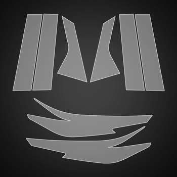 TPU aizsargplēve Changan Uni-K centrālajam stabiļim un lukturiem, caurspīdīga, izturīga pret augstām un zemām temperatūrām, universāla saderība