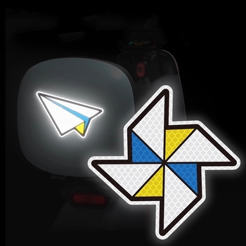 Sticker reflectorizant pentru caroserie, acoperire a zgârieturilor, montaj autoadeziv pentru siguranță nocturnă