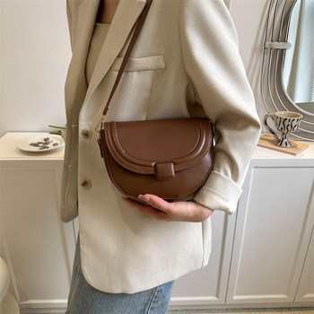 Geantă crossbody – simplitate urbană, PU, mică geantă pătrată, formă orizontală pătrată, închidere magnetică