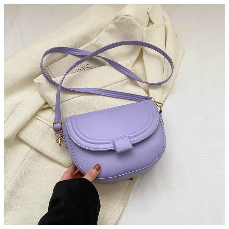 Geantă crossbody – simplitate urbană, PU, mică geantă pătrată, formă orizontală pătrată, închidere magnetică