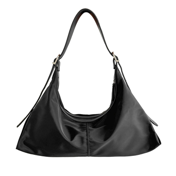 Nylonová dámska taška cez rameno, tvar vankúša, zapínanie na zips, podšívka z polyesteru, skrytá zipsová kapsa a kapsa na ID, mestský jednoduchý štýl