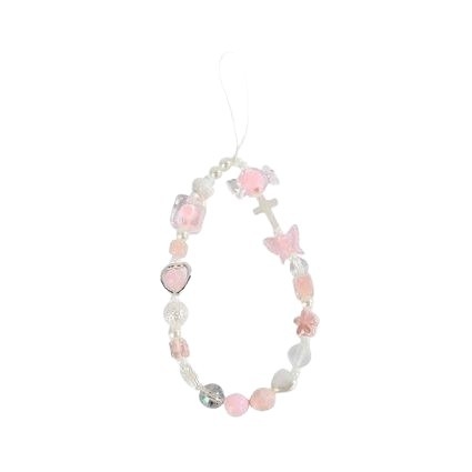 Pandantiv pentru telefon — acrilic creativ, formă de cruce, tehnică de ștampilare, decorativ