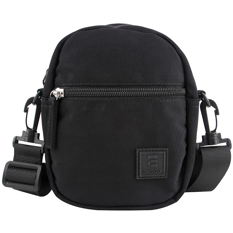 EHOOO Női crossbody táska, Oxford anyag, cipzáras zárás, kerek alak, állítható vállpánt