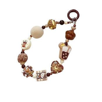 Lanyard pentru telefon mobil unisex din rășină, cu cordon din nailon și cataramă metalică