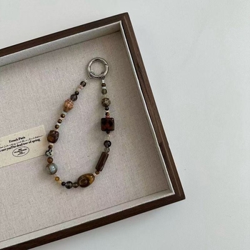 Lanyard pentru telefon cu design inovator în stil chinezesc retro, realizat manual din sfoară PVC, cataramă metalică