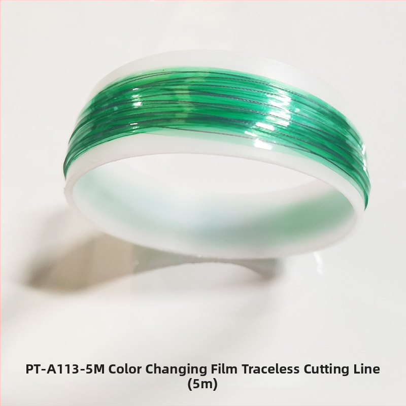 DTBD Automobiļu krāsu maiņas filmas uzklāšanas rīks – bez atstājumiem griežamā līnija, polimēru šķiedru lente, 1 komplekts