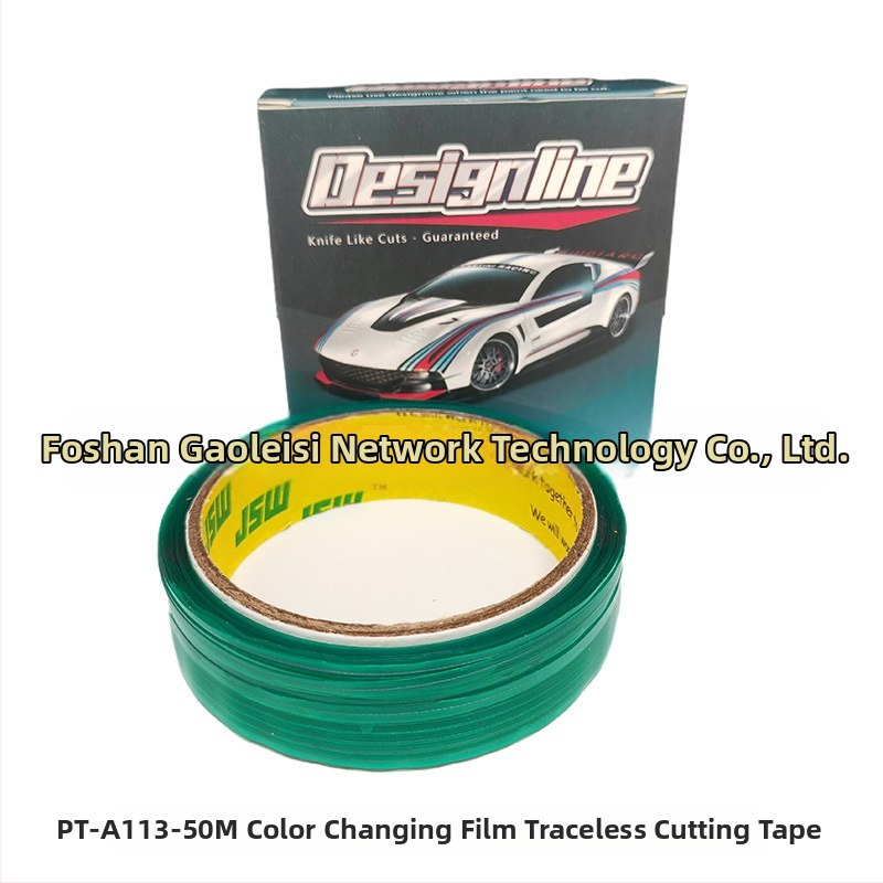 DTBD Automobiļu krāsu maiņas filmas uzklāšanas rīks – bez atstājumiem griežamā līnija, polimēru šķiedru lente, 1 komplekts