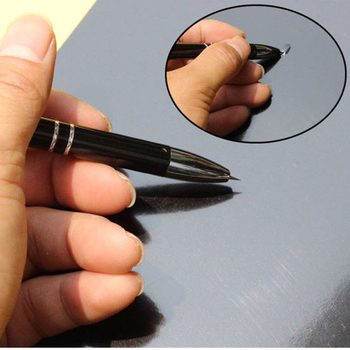 Instrument pentru folie de acoperire a unui automobil, stilou pentru eliminarea bulelor de aer într-o folie cu schimbare de culoare, metal + plastic, TACARO