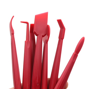 7gab komplekts automobiļu filmas uzklāšanai ar malu joslām, skrāpi un plaisu griešanas rīku