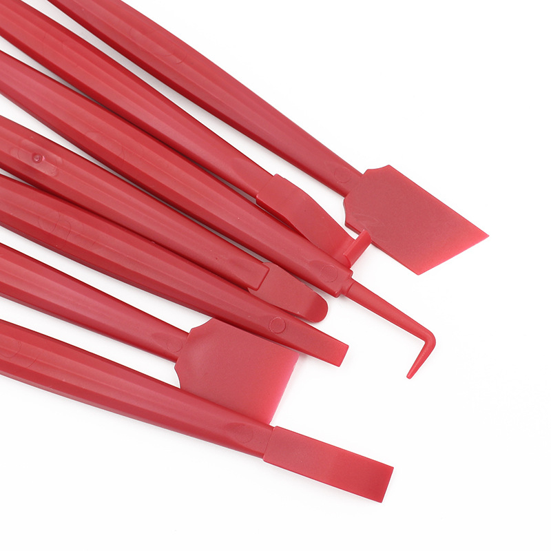 7gab komplekts automobiļu filmas uzklāšanai ar malu joslām, skrāpi un plaisu griešanas rīku