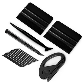 Scraper pentru folie auto — set de unelte pentru folie, brand Coolness, tip: scraper, procesare și personalizare disponibile (Material: Plastic)
